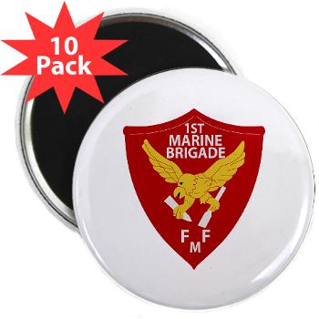 1MEB - M01 - 01 - 1st Marine Expeditionary Brigade - 2.25" Magnet (10 pack) - Click Image to Close